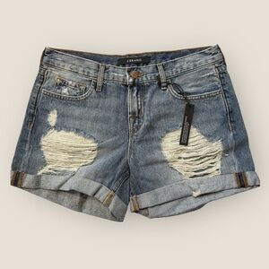 J Brand | Distressed Denim Shorts | Size 25 | NWT (Runs Big)